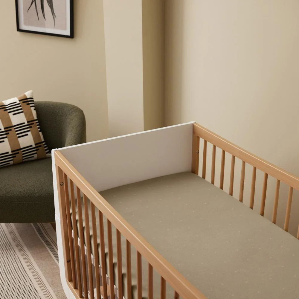 Cot & Cot Bed 2 Pack Fitted Sheet – Sage / Cross - Image 2