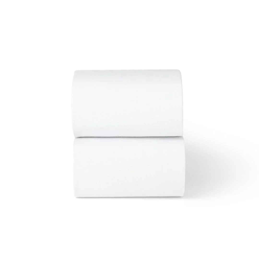 Cot & Cot Bed 2 Pack Fitted Sheet – White
