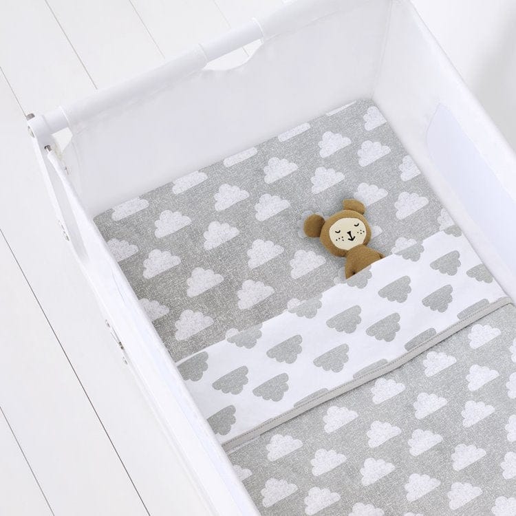 Crib 2 Pack Fitted Sheets – Cloud Nine - Image 3