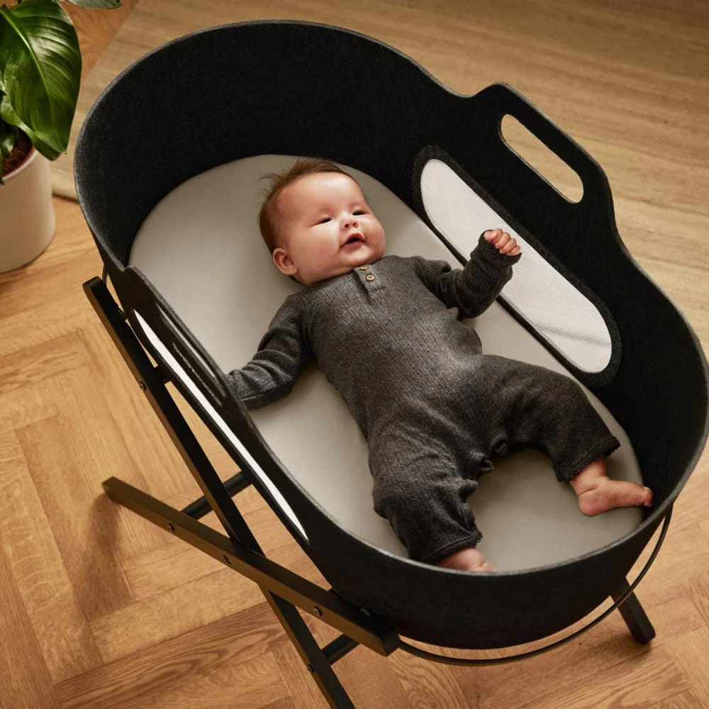 Moses Basket/Pram 2 Pack Fitted Sheets – Grey - Image 3