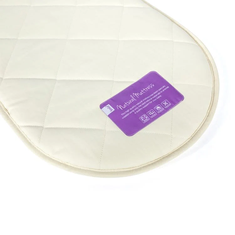 Natural Moses Basket Mattress for SnuzBaskit - Image 2