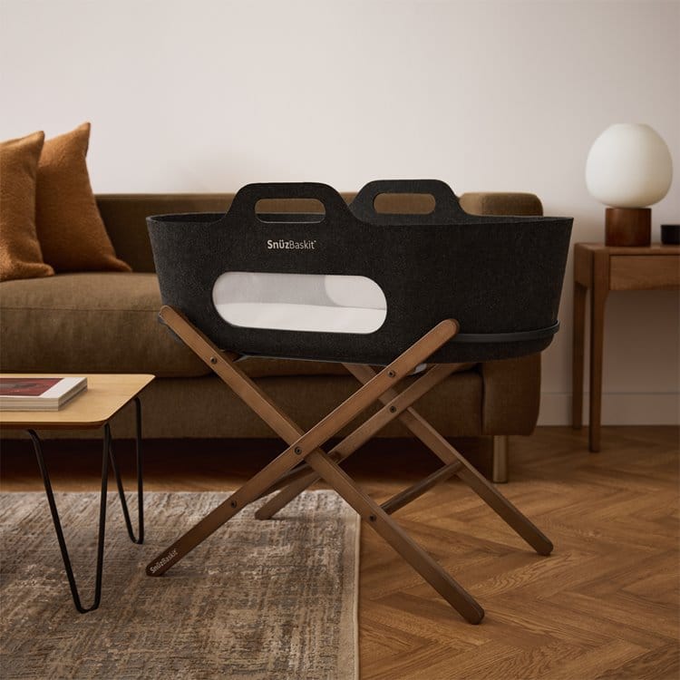 SnuzBaskit Graphite Moses Basket - Image 6
