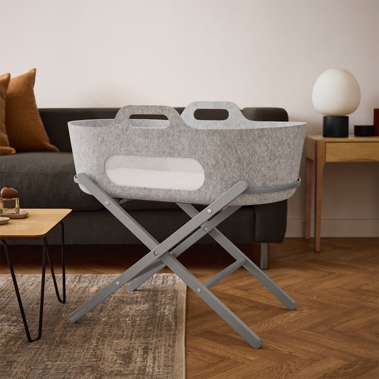 SnuzBaskit Light Grey Moses Basket - Image 5