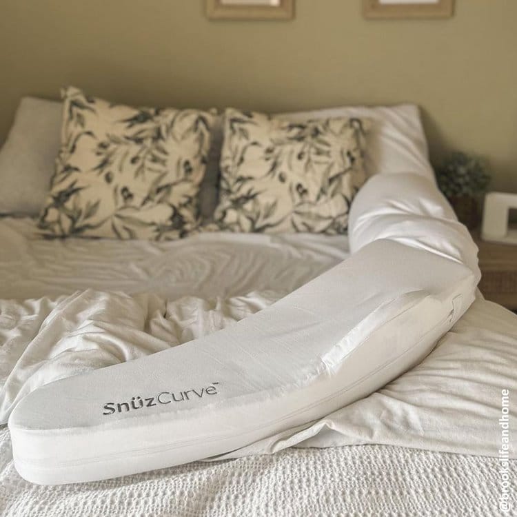 SnuzCurve Pregnancy Support Pillow - Grey - Image 8