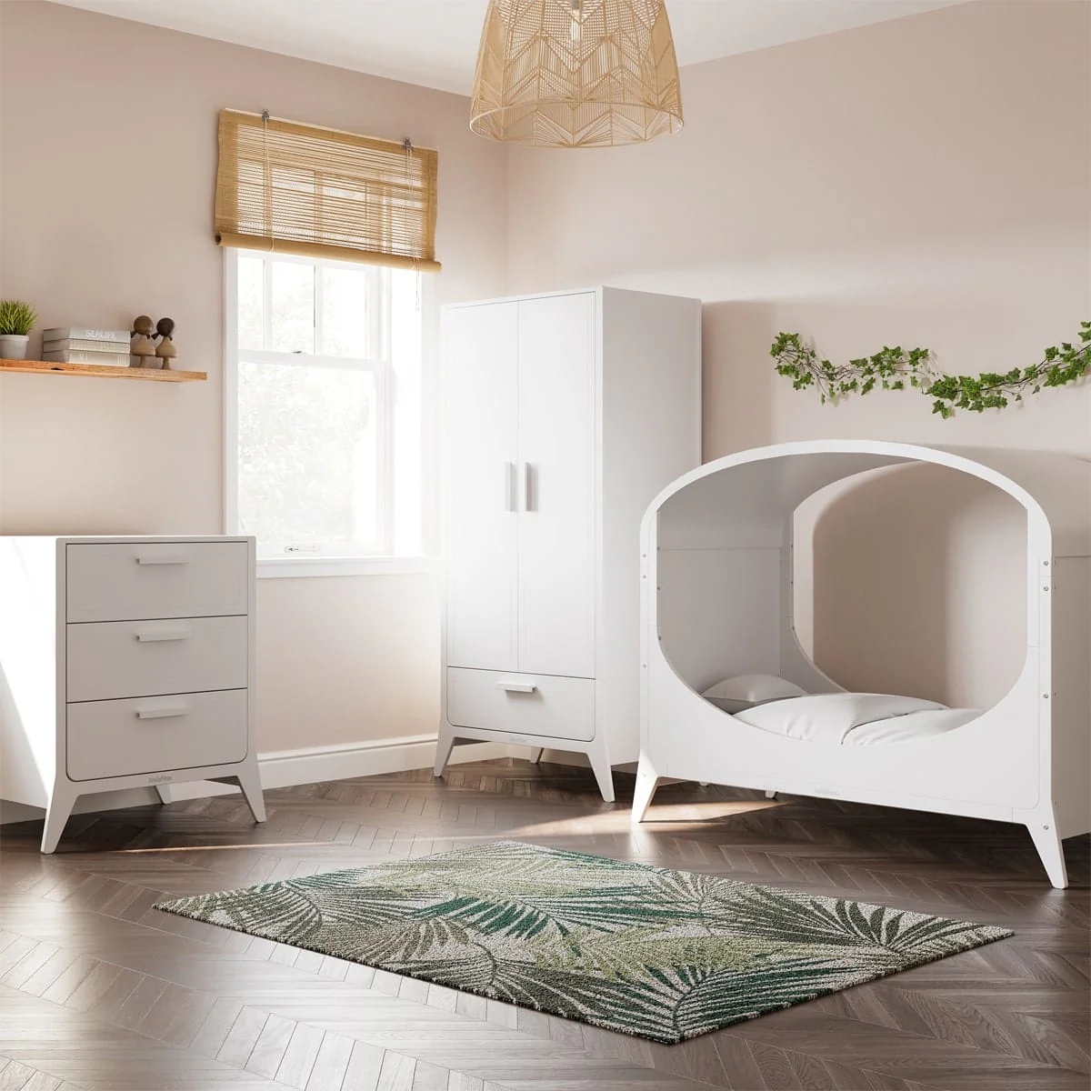 SnuzFino 3 Piece Nursery Furniture Set – White - Image 13
