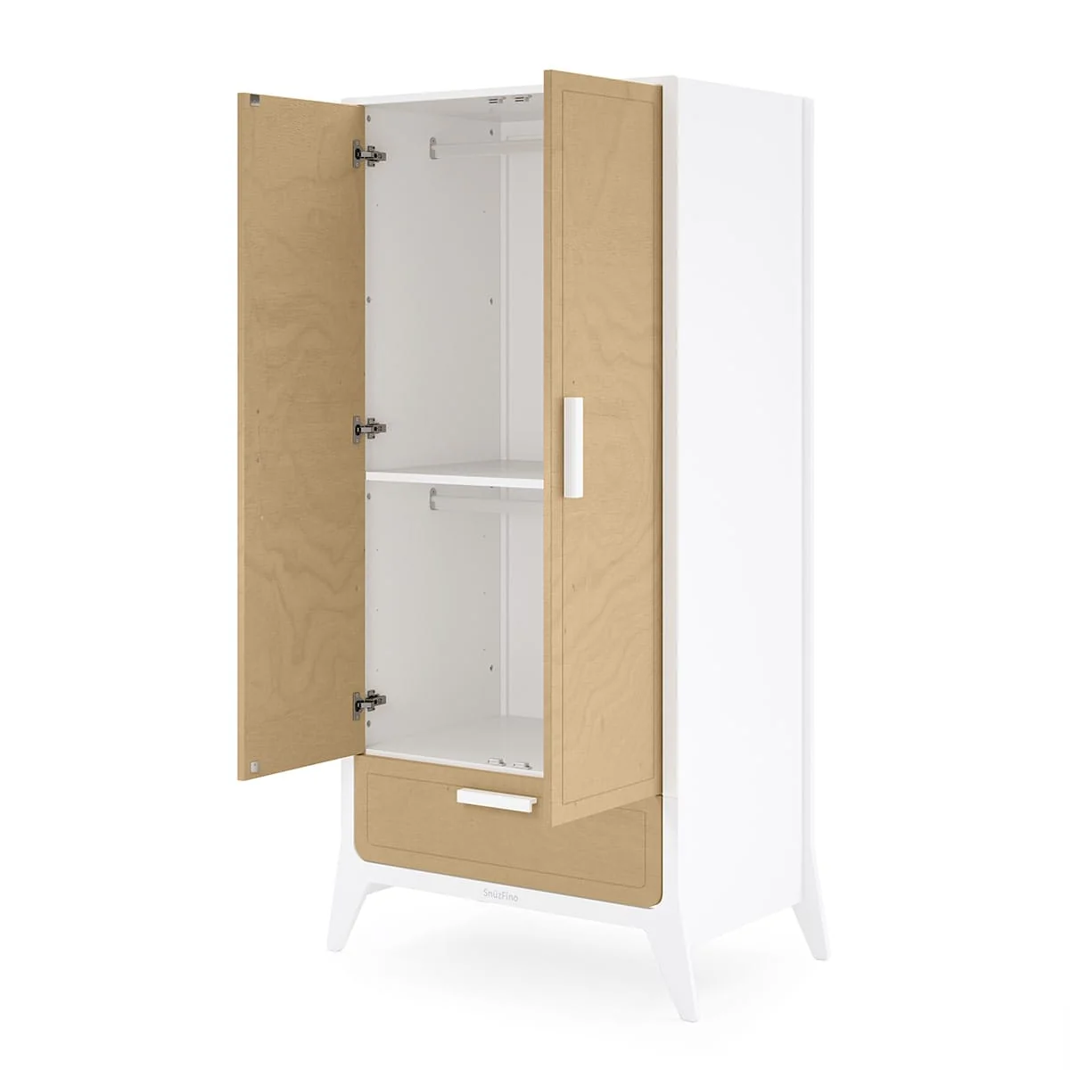 SnuzFino 3 Piece Nursery Furniture Set – White Natural - Image 12