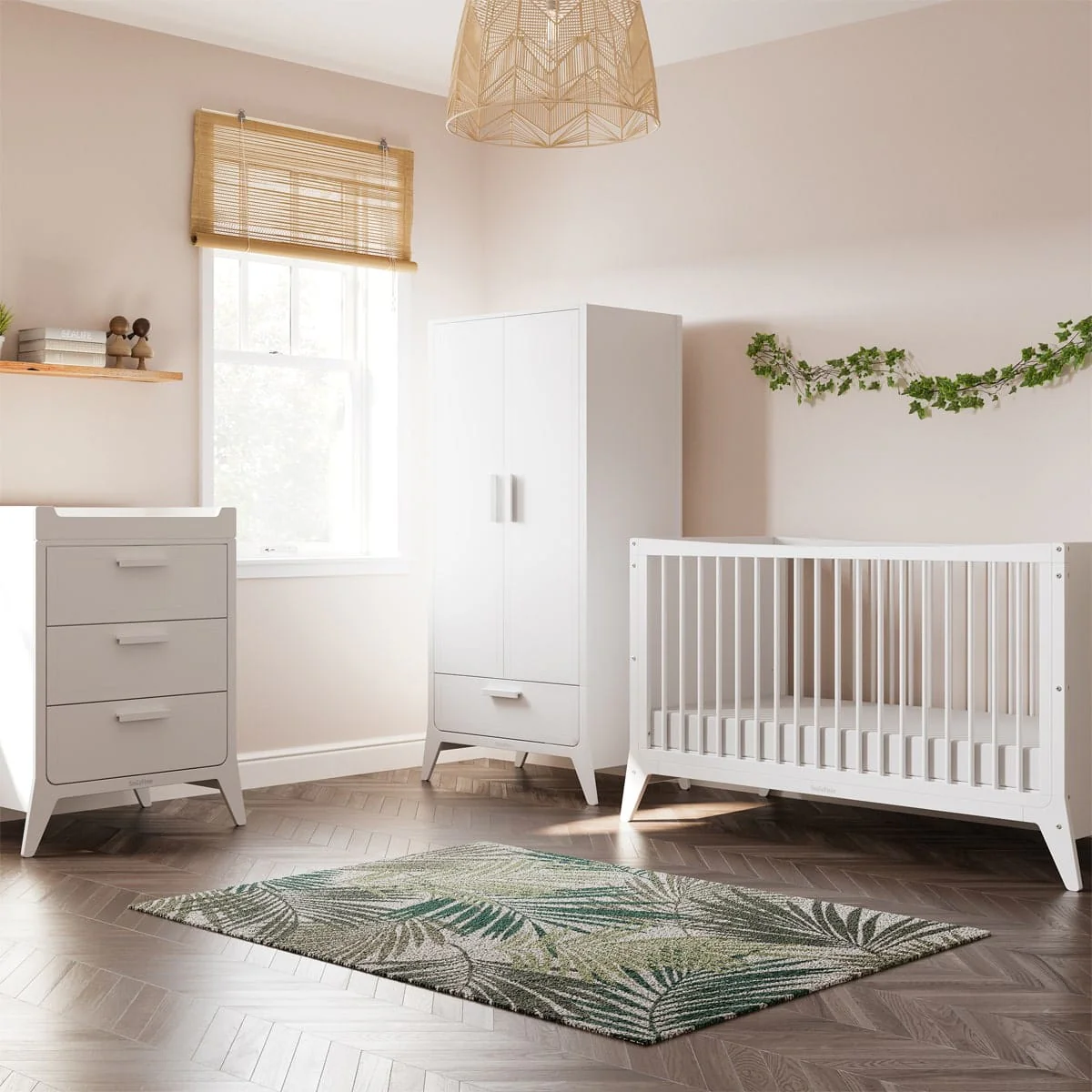 SnuzFino 2 Piece Nursery Furniture Set – White - Image 2