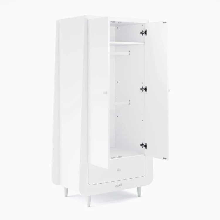 SnuzKot Skandi 3 Piece Nursery Furniture Set White - Image 8