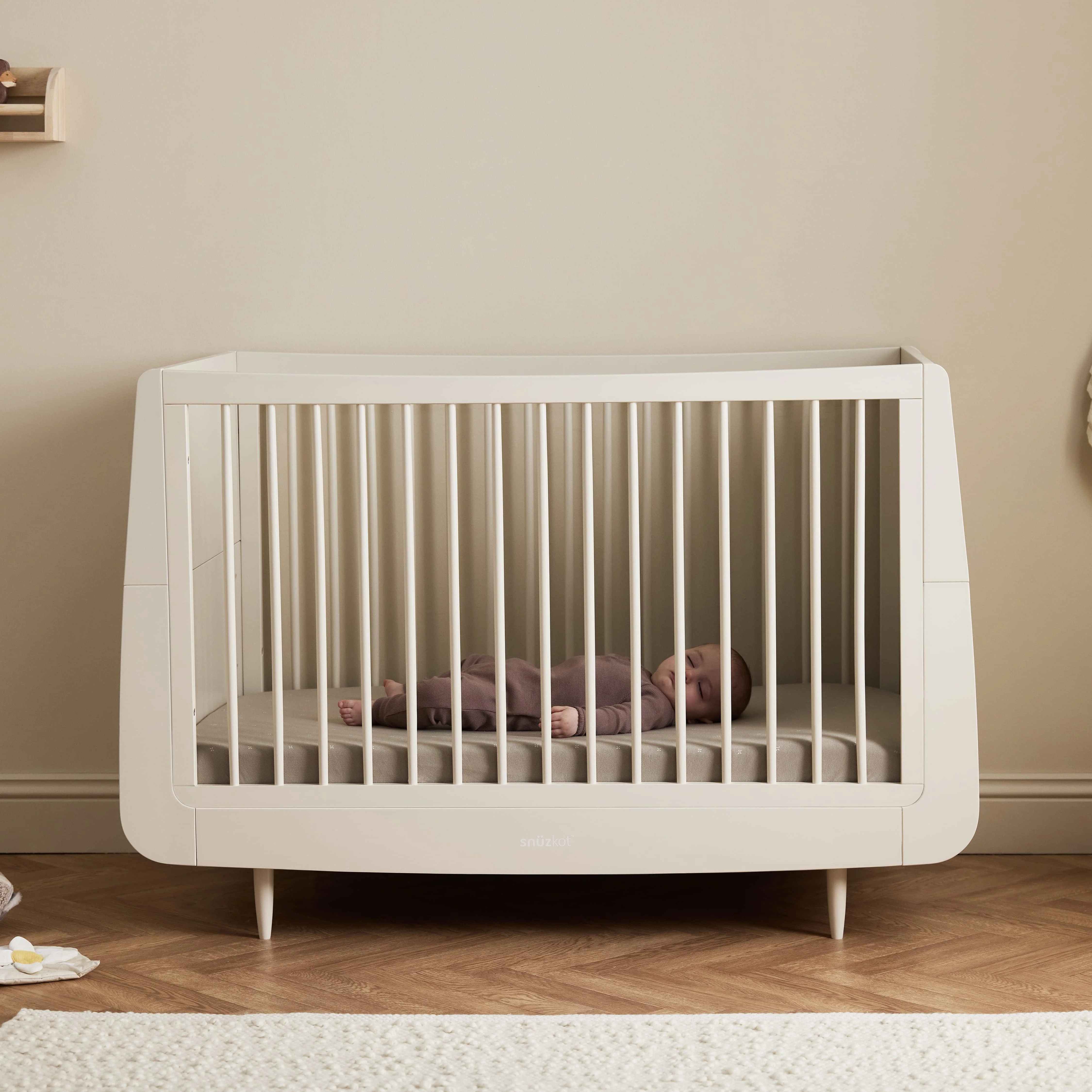SnuzKot Skandi Cot Bed Cashmere - Image 6