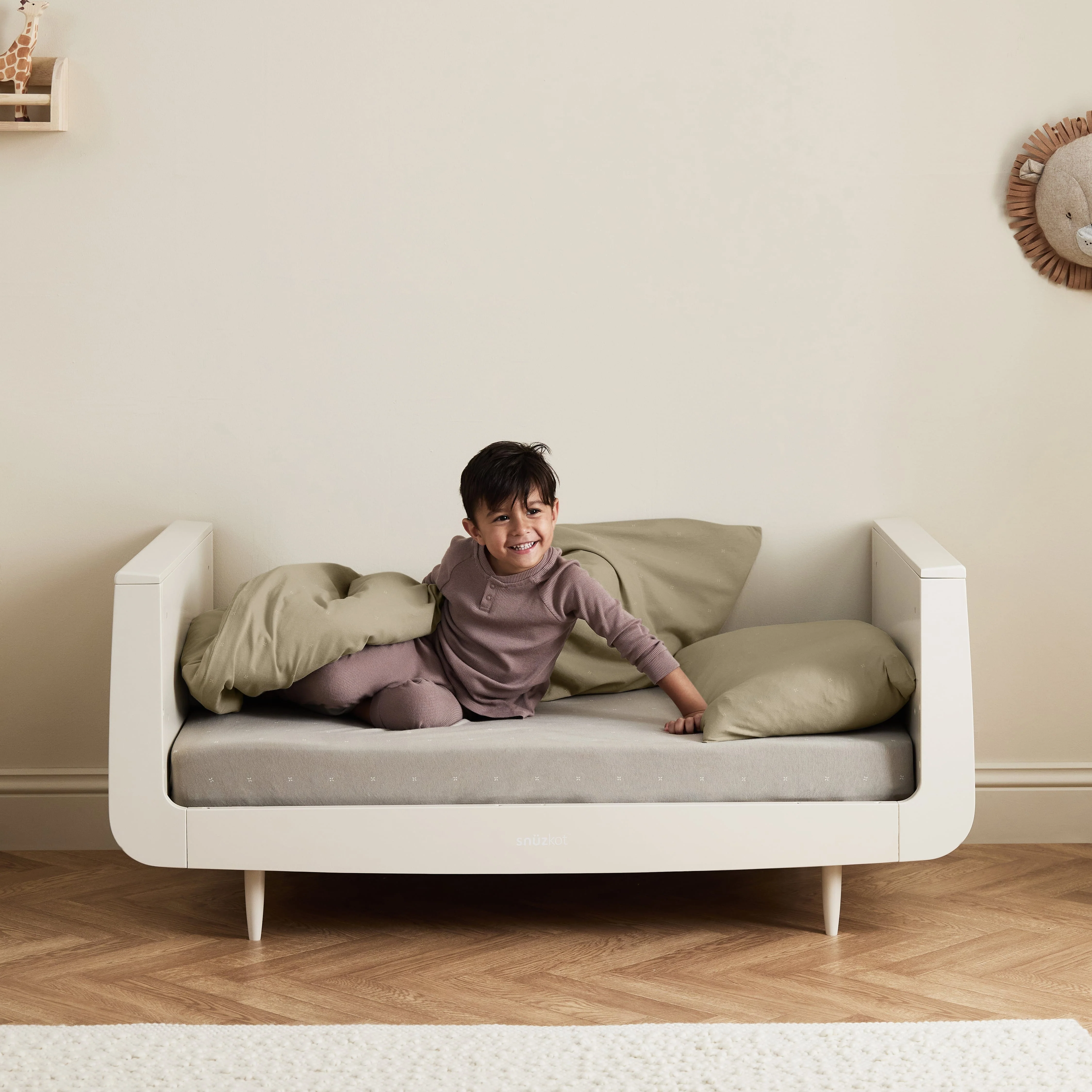 SnuzKot Skandi Cot Bed Cashmere - Image 7
