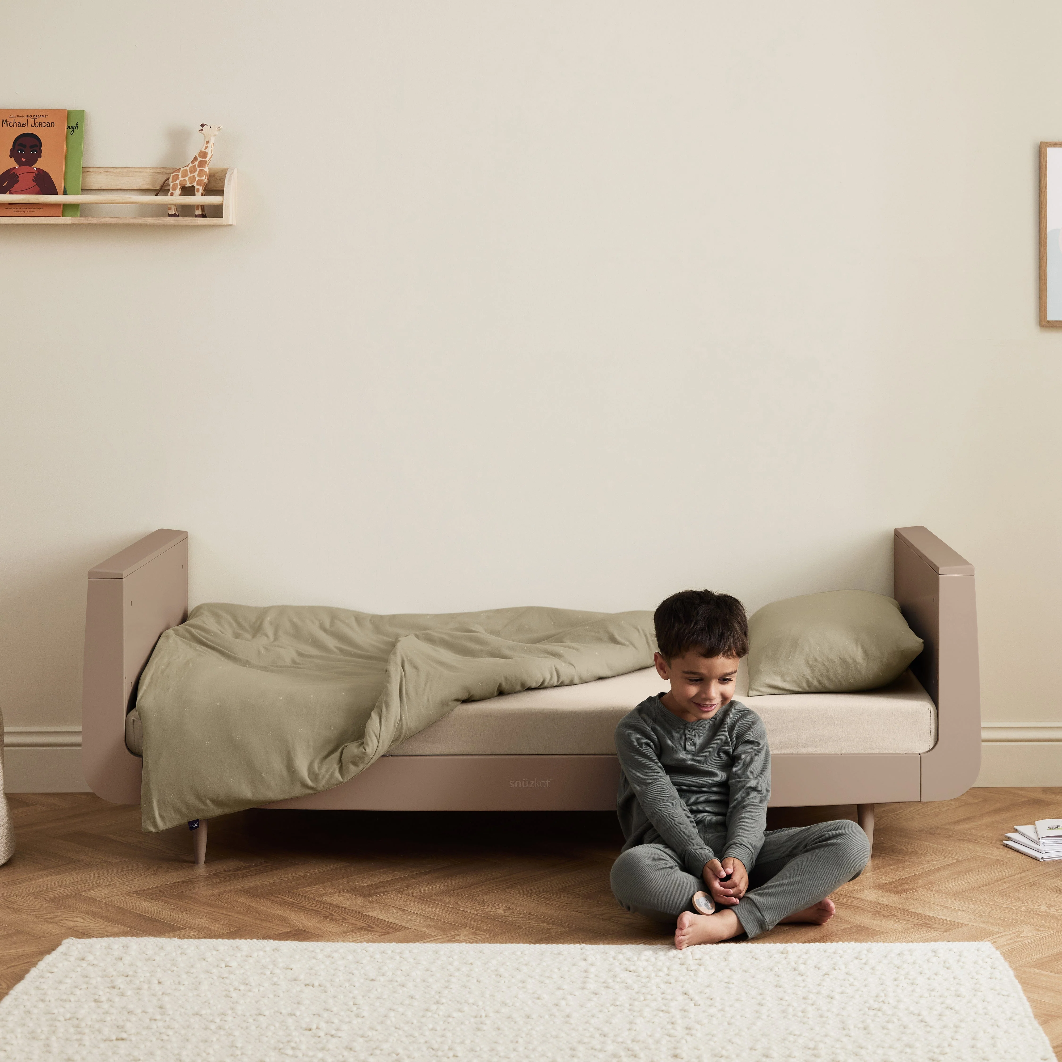 SnuzKot Skandi Cot Bed Mocha - Image 4