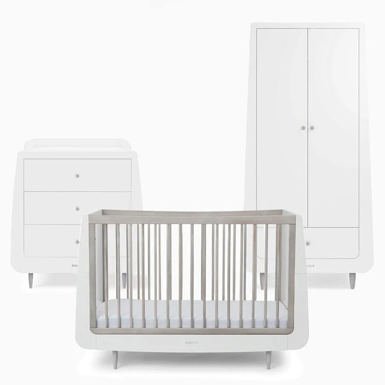 SnuzKot Wardrobe Skandi 'Silver Birch' - Image 3