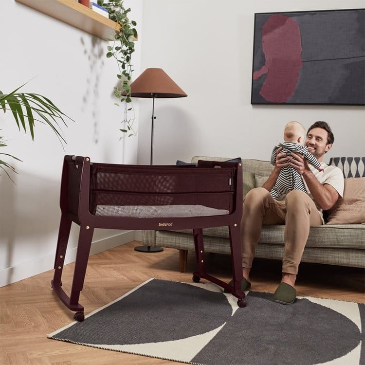 SnuzPod Studio Bedside Crib Rome - Image 5