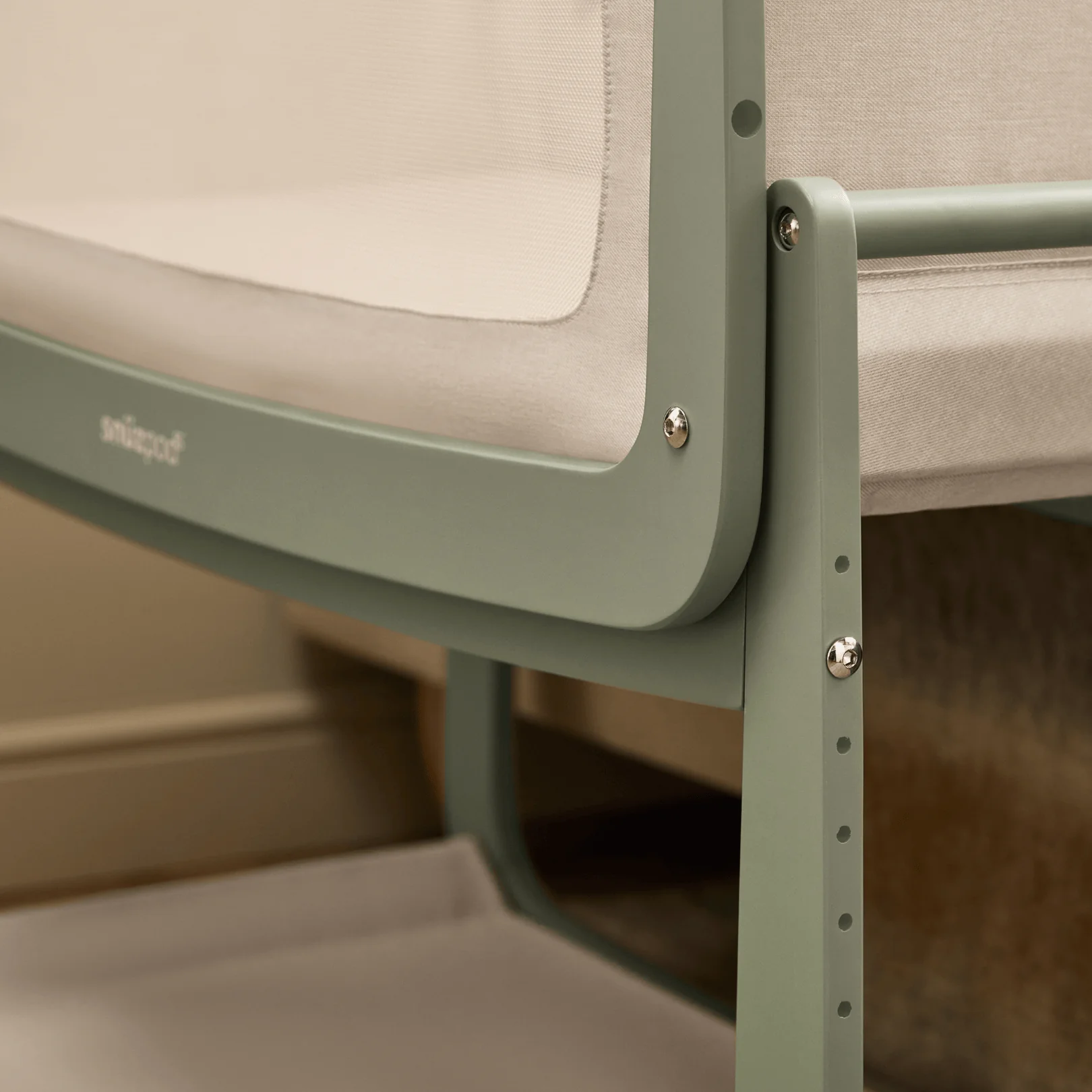 SnuzPod5 Bedside Crib Sage - Image 7
