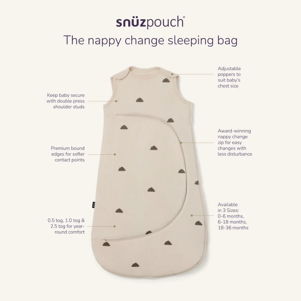 SnuzPouch Sleeping Bag – Sand Cloud - Image 8